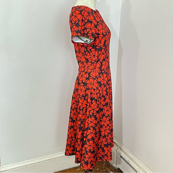 Lesley Evers A-Line Stretch Fabric Dress Medium - Picture 3 of 7